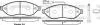 Колодки тормозные дисковые передние Citroen Jumper 2.2 06-,Citroen Jumper 3.0 06 Woking P1337301 (фото 1)