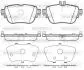 Колодки тормозные дисковые задние Mercedes-benz E-class (w213) 2.0 16- (P17993.0 P1799300