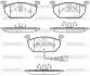 Колодки тормозные дисковые передние Seat Leon 1.2 12-,Seat Leon 1.6 12-,Seat Leo Woking P1701301 (фото 1)
