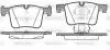 Колодки тормозные дисковые передние Bmw 1 2.0 10-,Bmw 1 2.0 11-,Bmw 2 2.0 13- (P Woking P1557300 (фото 1)