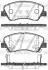 Колодки тормозные дисковые передние Hyundai I20 1.1 14-,Hyundai I20 1.2 14- (P15 P1588302