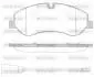 Колодки тормозные дисковые передние Ford Tourneo custom 2.2 12-,Ford Transit cus Woking P1420302 (фото 1)