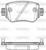 Колодки тормозные дисковые задние Audi A1 2.0 10-,Audi A1 sportback 2.0 11- (P14 Woking P1449308 (фото 1)