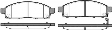 Колодки тормозные дисковые передние Mitsubishi L200 triton 2.5 04-,Mitsubishi Pa Woking P1342301