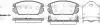 Колодки тормозные дисковые передние Honda Civic viii 1.6 05-,Hyundai Grandeur 2. Woking P1304302 (фото 1)