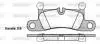 Колодки тормозные дисковые задние Porsche 911 3.4 11-,Porsche 911 3.4 12- (P1279 Woking P1279310 (фото 1)