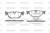 Колодки гальмівні дискові задні Bmw 1 1.6 06-12,Bmw 1 2.0 03-13,Bmw 1 2.0 06-1 Woking P1045300 (фото 1)