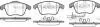 Колодки тормозные дисковые передние Audi A4 1.8 07-15,Audi A4 2.0 07-15,Audi A4 Woking P1319311 (фото 1)