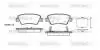 Колодки тормозные дисковые задние Hyundai Grandeur 2.4 11-,Hyundai Grandeur 3.0 Woking P1262302 (фото 1)