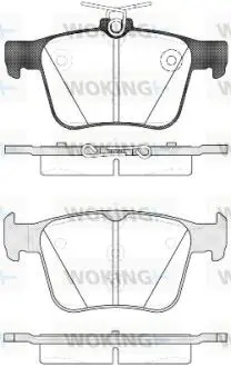 Колодки тормозные дисковые задние Audi A3 2.0 12-,Audi A3 limousine 2.0 13- Woking P14163.10
