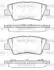 Тормозные колодки зад. Hyundai i30/i40 11-/Kia Cee&#039;d 1.6-3.3 12- (akebono) Woking P12623.52 (фото 1)