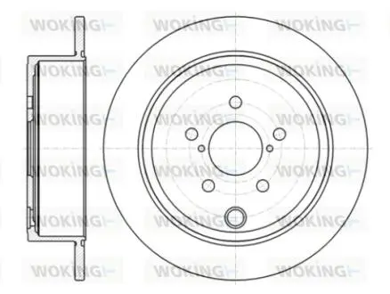 Тормозной диск задний. Legacy/Outback/Liberty/Impreza/Forester 07- Woking D61415.00