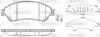 Колодки тормозные дисковые передние Suzuki Sx4 s-cross 1.6 13- WOKIN Woking P14893.02 (фото 1)