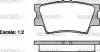 Колодки тормозные дисковые задние Lexus Es (acv40_, gsv40_) 3.5 06-12,Lexus Es (Woking P13313.00 (фото 1)