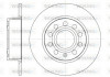 Тормозной диск задний. A3/Altea/Beetle/Bora/Caddy (04-21) Woking D6649.00 (фото 1)
