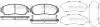 Тормозные колодки перед. Civic/Crosstour/CR-V (05-21) P10713.12