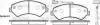Колодки тормозные дисковые передние Citroen Jumper 2.2 06-,Citroen Jumper 3.0 06- Woking P13753.01 (фото 1)
