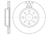 Тормозной диск перед. Doblo 01-05 (257x20) D6189.10