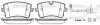Тормозные колодки зад. Audi A6 10- (TRW) Woking P12433.10 (фото 1)