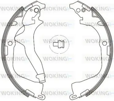 Гальмівні колодки зад. VW Amarok 10- Woking Z4648.00