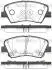 Гальмівні колодки перед. Ceed/Cerato/Elantra/Equus/i30 (09-21) P15123.32