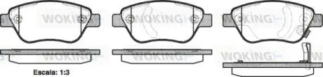 Гальмівні колодки пер. Corsa 04- Woking P9583.31
