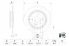 BOSCH Диск тормозной задн. HONDA CR-V 16- 0986479G18