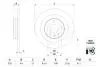 BOSCH Диск торм. зад. VOLVO S60 20- 0986479F31
