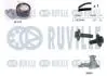 RUVILLE FORD К-т ГРМ (помпа+рем.+1шт. ролик+крепление) Ford Focus -04, Fiesta -02, Fusion -04 5500641