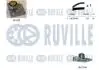 RUVILLE NISSAN К-кт ГРМ (помпа+2 ролика+ремень) Primera,Laguna II,Scenic 1.9dCi 02- 5501281