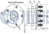 OPEL Подшипник передн. ступицы с ABS Astra J, Chevrolet Cruze RUVILLE 221597 (фото 2)