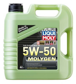 LM 4л MOLYGEN Олива двиг. синтетична 5W-50 ACEA A3/B3, API SJ, MB 229.1, VW 502 00, VW 505 00 LIQUI MOLY 2543