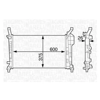 Радиатор охлаждения MAGNETI MARELLI BM1262