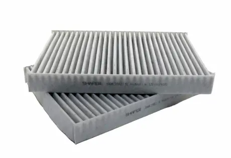 Фильтр салонный MB S (C215, C216, C217, W221, W222, V222, X222), Ssangyong Musso, 2.2D-6.3, 99-, (к-кт 2шт), угольный SHAFER SAK292/S