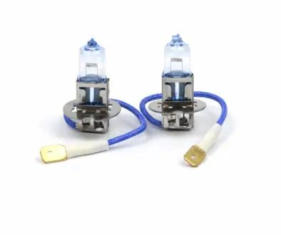 Лампа галогенова H3 12V55W Super Vision Ultra +100% (комплект, пластиковий бокс  2шт) SHAFER SL3003