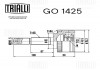 ШРУС Nissan Almera N16 (00-) 1.5i (н25/вн21/abs44) (наруж.) (GO 1425) Trialli GO1425 (фото 3)