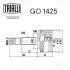 ШРУС Nissan Almera N16 (00-) 1.5i (н25/вн21/abs44) (наруж.) (GO 1425) Trialli GO1425 (фото 3)
