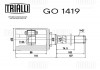 ШРУС Nissan X-Trail T31 (07-) AT (н27/вн33) (внутр. лев.) (GO 1419) Trialli GO1419 (фото 3)