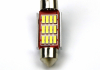 Лампа светодиодная T11 Festoon T11x41 12LEDs canbus (1шт) SHAFER SL4011 (фото 1)