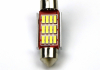 Лампа светодиодная T11 Festoon T11x36 12LEDs canbus (1шт) SHAFER SL4009 (фото 1)