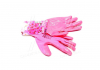 Перчатки розовый трикотаж, полиэстер, вязаный манжет, гладкий, розовый размер 8 DOLONI 4592 (фото 1)
