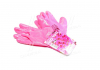 Перчатки розовый трикотаж, полиэстер, вязаный манжет, гладкий, розовый размер 8 DOLONI 4592 (фото 3)