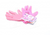 Перчатки розовый трикотаж, полиэстер, вязаный манжет, гладкий, розовый размер 7 DOLONI 4591 (фото 3)