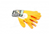 Перчатки трикотаж, хлопок, вязаный манжет, латекс, оранжевый размер 10 DOLONI 4584 (фото 1)
