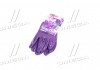 Перчатки трикотаж фиолетовые, полиэстер, вязаный манжет, нитрил, размер 7 DOLONI 4593 (фото 2)