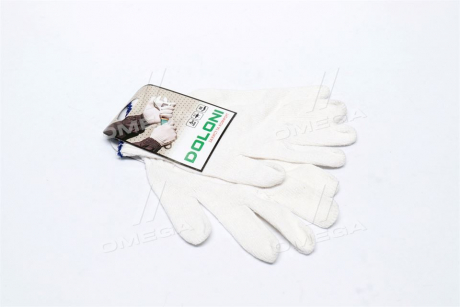Перчатки без ПВХ бело-снежный-70/30 10 класс размер 10 DOLONI 876