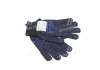 Перчатки FORA с ПВХ-рисунком черный / синий70 / 30 10 класс размер 10 DOLONI 15500 (фото 1)