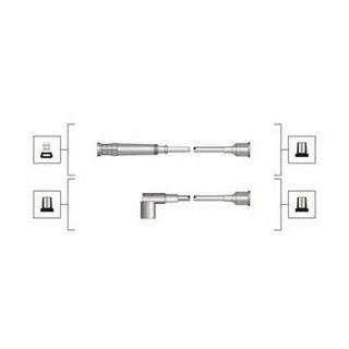 BMW Провода зажигания E28 86-87 MAGNETI MARELLI MSQ0095