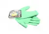 Рукавички трикотаж, нейлон, в\'язаний манжет, латекс, повний облив, зелений розмір 10 DOLONI 4526 (фото 1)