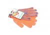 Перчатки с ПВХ рисунком натуральный оранжевый/синий40/60 10 класс размер 10 DOLONI 526 (фото 1)